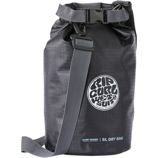 2026 Rip Curl Surf Series 5L Barrel Bag 174MUT - Black / Grey